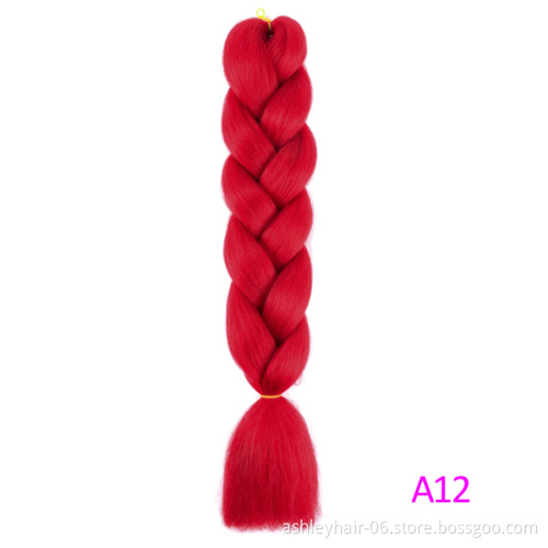 Julianna jumbo braid 24 Inch Wholesale Price High Quality Ultra Jumbo Synthetic Braiding Hair